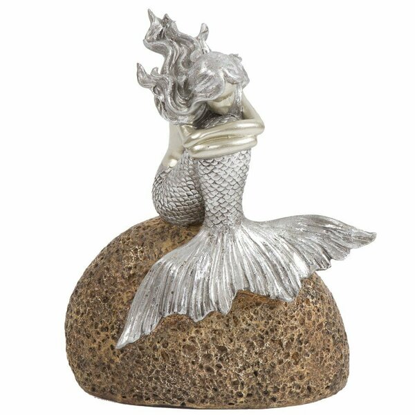 Howard Elliott Mermaid On Rock statue 12202
